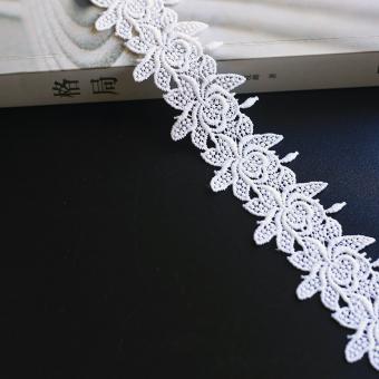 cotton embroidery lace  from china